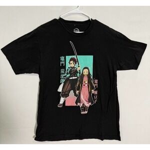 Demon Slayer Tanjiro+Nezuko Anime Official Merchant T-Shirt Adult L